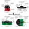 Drill Brush Power Scrubber By Useful Products 7 in W 5 in L Brush, Variety S-W4G5OR2-QC-DB - alternate 7